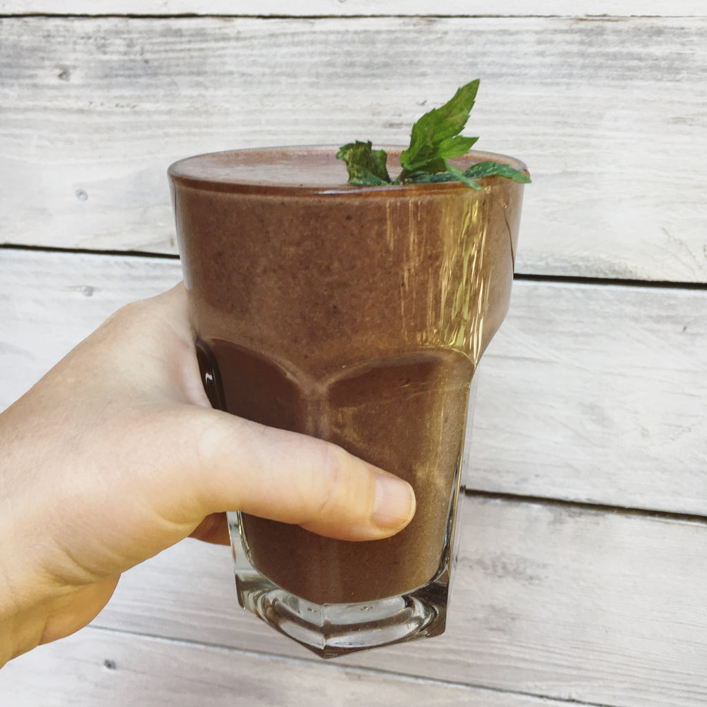 Shake Proteico al Cioccolato, Banana & Angelica Archangelica