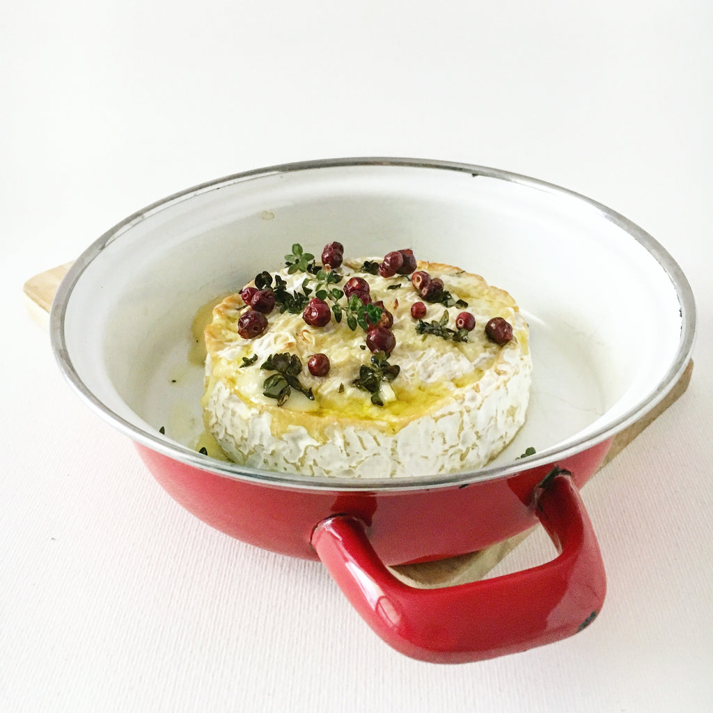 Camembert al forno ai Mirtilli Rossi
