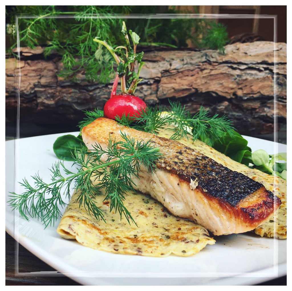 Crepes con Salmone