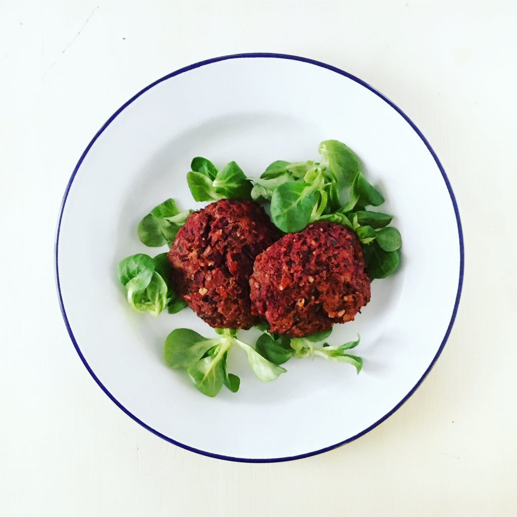 Hamburger Vegan di Barbabietole & Alchemilla