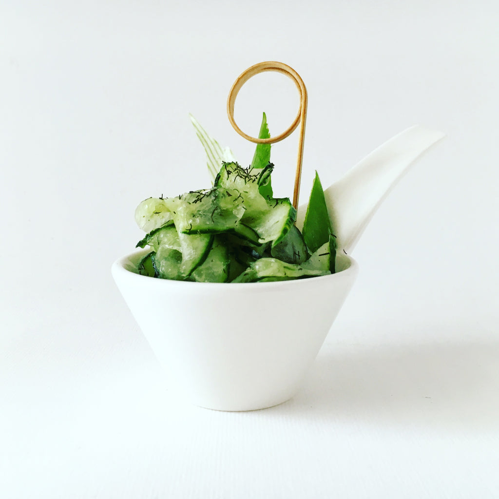 Insalata di Cetrioli con Aneto in Agrodolce