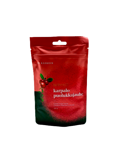 Cranberry e mirtillo rosso in polvere dalla Finlandia