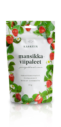 Fragole essiccate dalla Finlandia