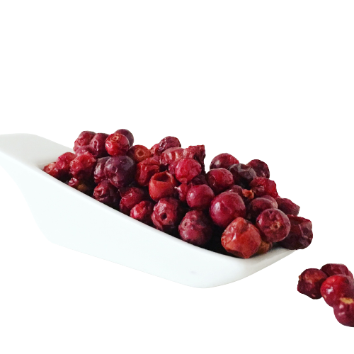 Cranberry e mirtillo rosso in polvere dalla Finlandia