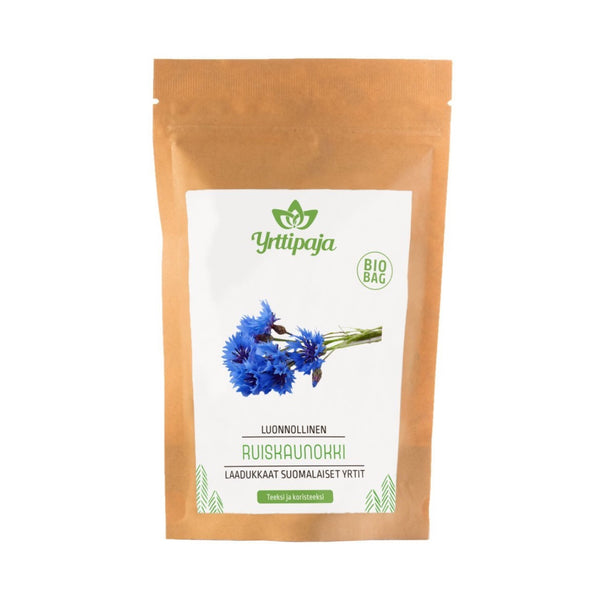 Fiordaliso (Centaurea Cyanus) per infuso, risotto, pasta & plant water